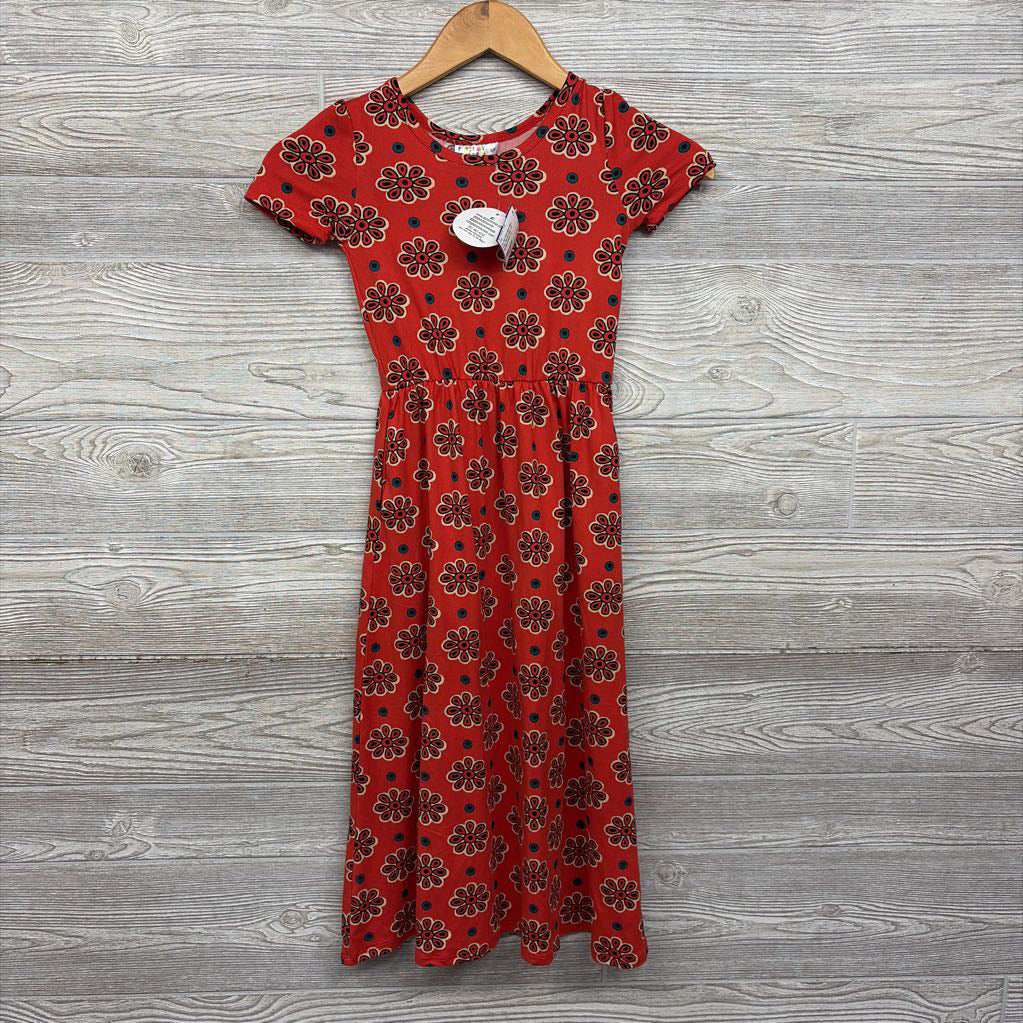 NEW Maxi Dress Flowers Dots 5-6