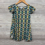 NEW Flutter Sleeve Dress Printed 5-6
