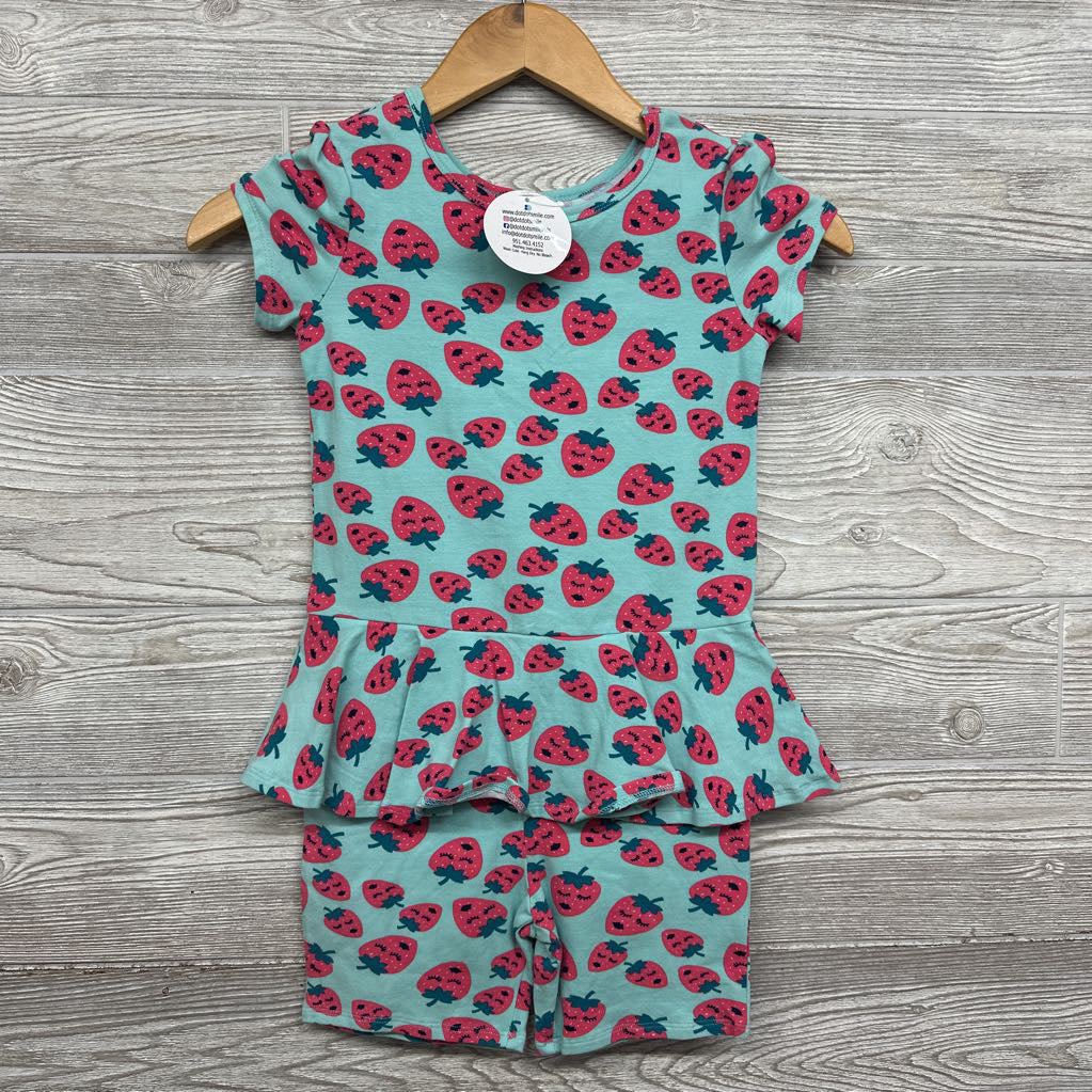 NEW Skirted Romper Strawberries 7