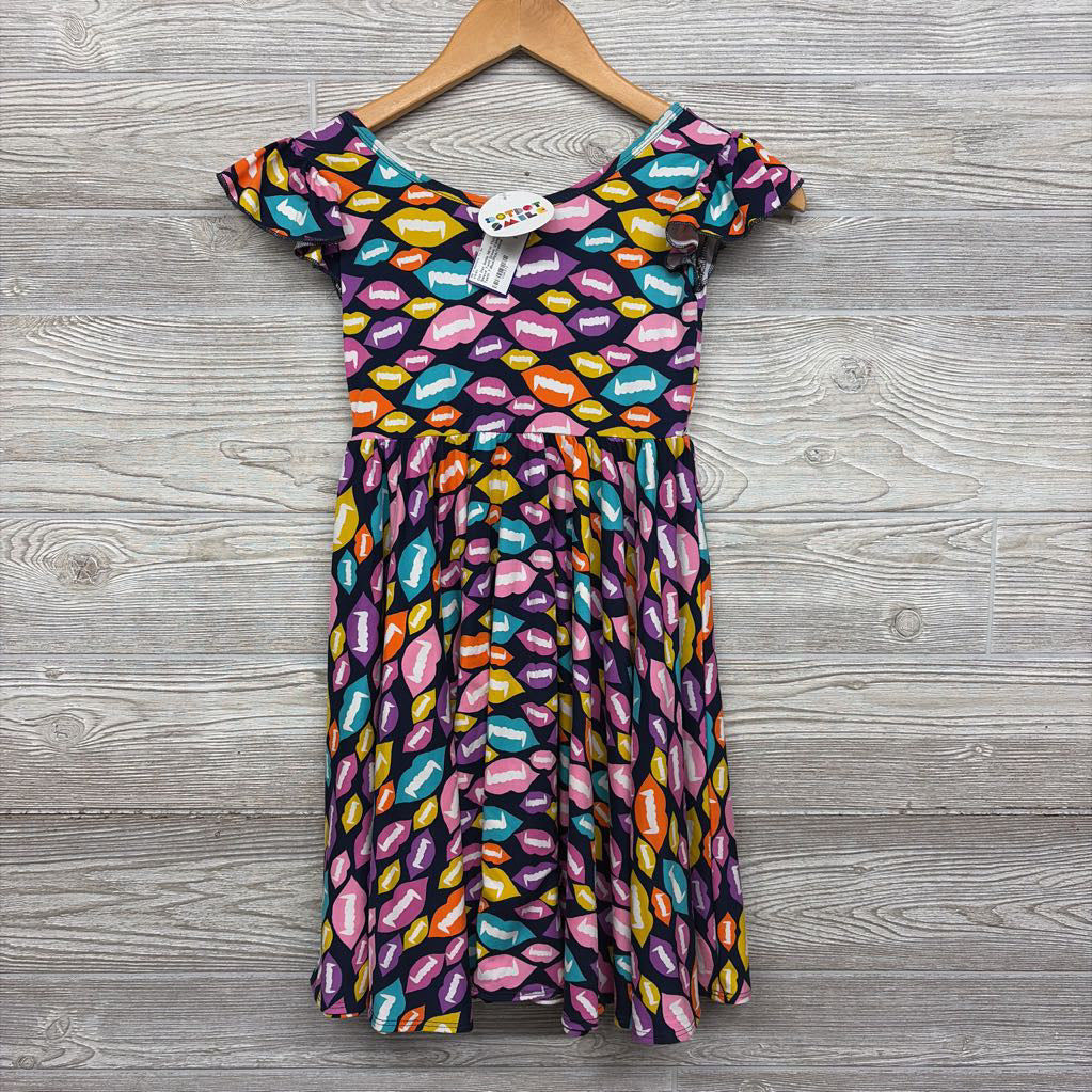 NEW Flutter Sleeve Twirl Dress Vampire Teeth 7