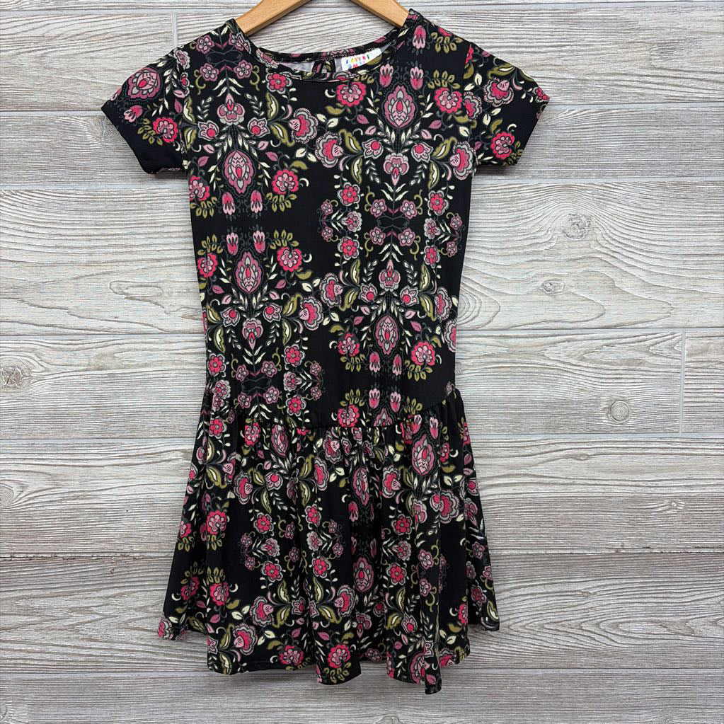 NEW Drop Waist Dress Flowers 7