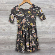 NEW Cross Back Dress Stripes Flowers 7