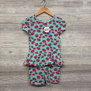 NEW Skirted Romper Strawberries 8-10