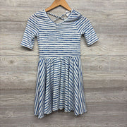 NEW Cross Back Twirl Dress Stripes 8-10