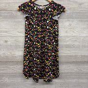 NEW Flutter Sleeve Dress Flowers Birds 8-10