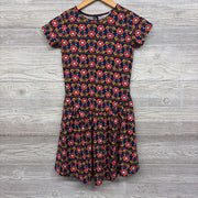 NEW Drop Waist Dress Flowers Dots 8-10