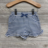 Flutter Sleeve Tunic & Shorts Stripes Flowers 18M