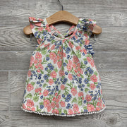 Flutter Sleeve Tunic & Shorts Stripes Flowers 18M