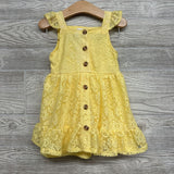 Flutter Strap Lace Dress & Denim Jacket Flowers 18M