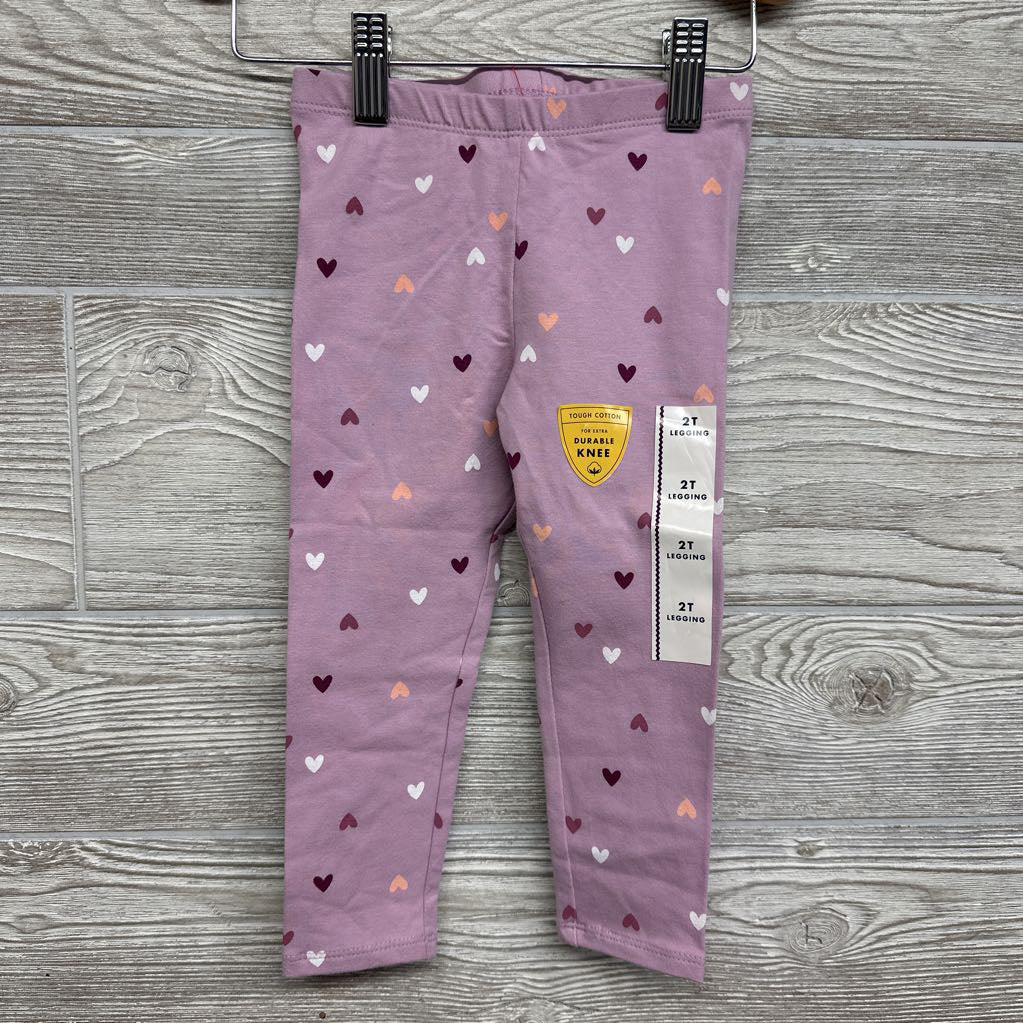 NEW Leggings Hearts 2T