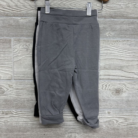 NEW 3 Pk Flexy Joggers 12-18M