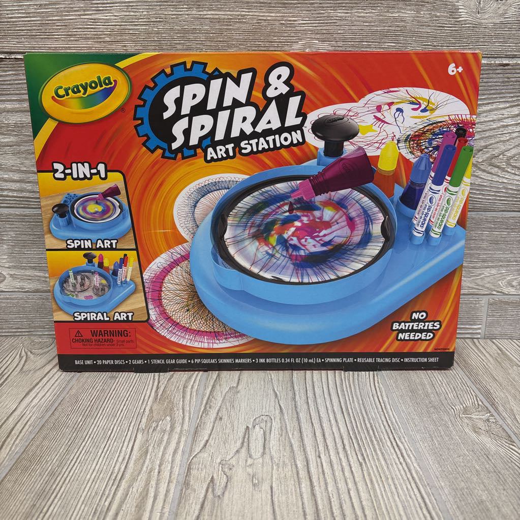 NEW Spin & Spiral Art Station