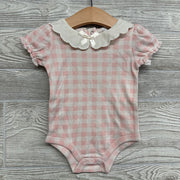 Collared Bodysuit Gingham 12M