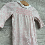 LS Collared Footed Outfit Flowers 6M