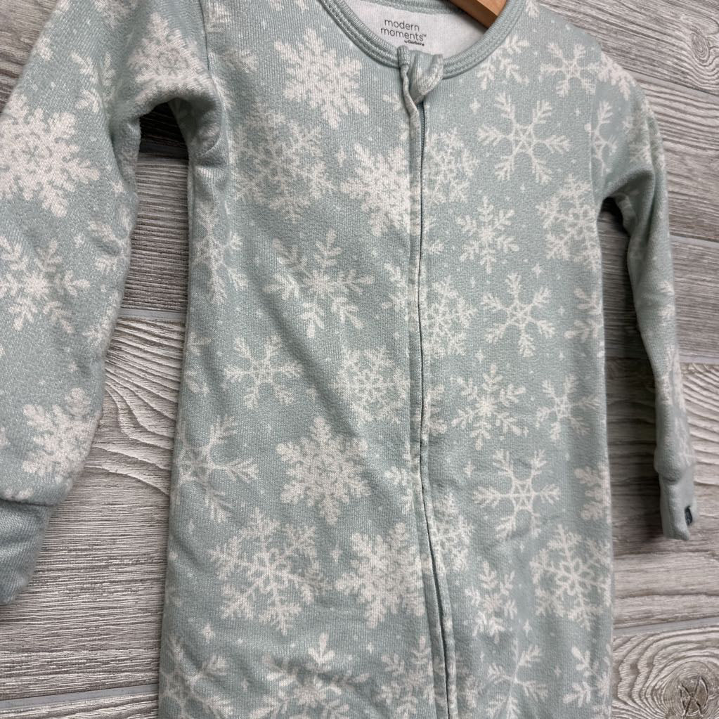 Footless Sleeper Snowflakes 2T