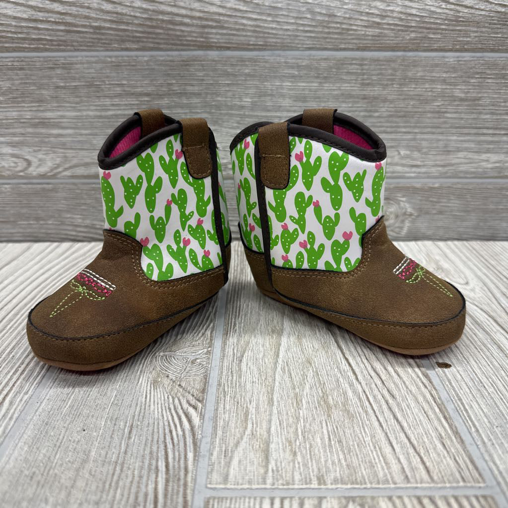 Little Stompers Cactus Cowgirl Boots 2c