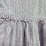 Textured Dress Foil Stripes Macrame Lace 2T