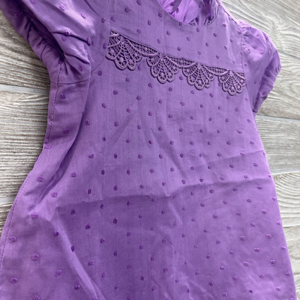 NEW Cap Sleeve Collared Shirt Textured Dots 18-24M *