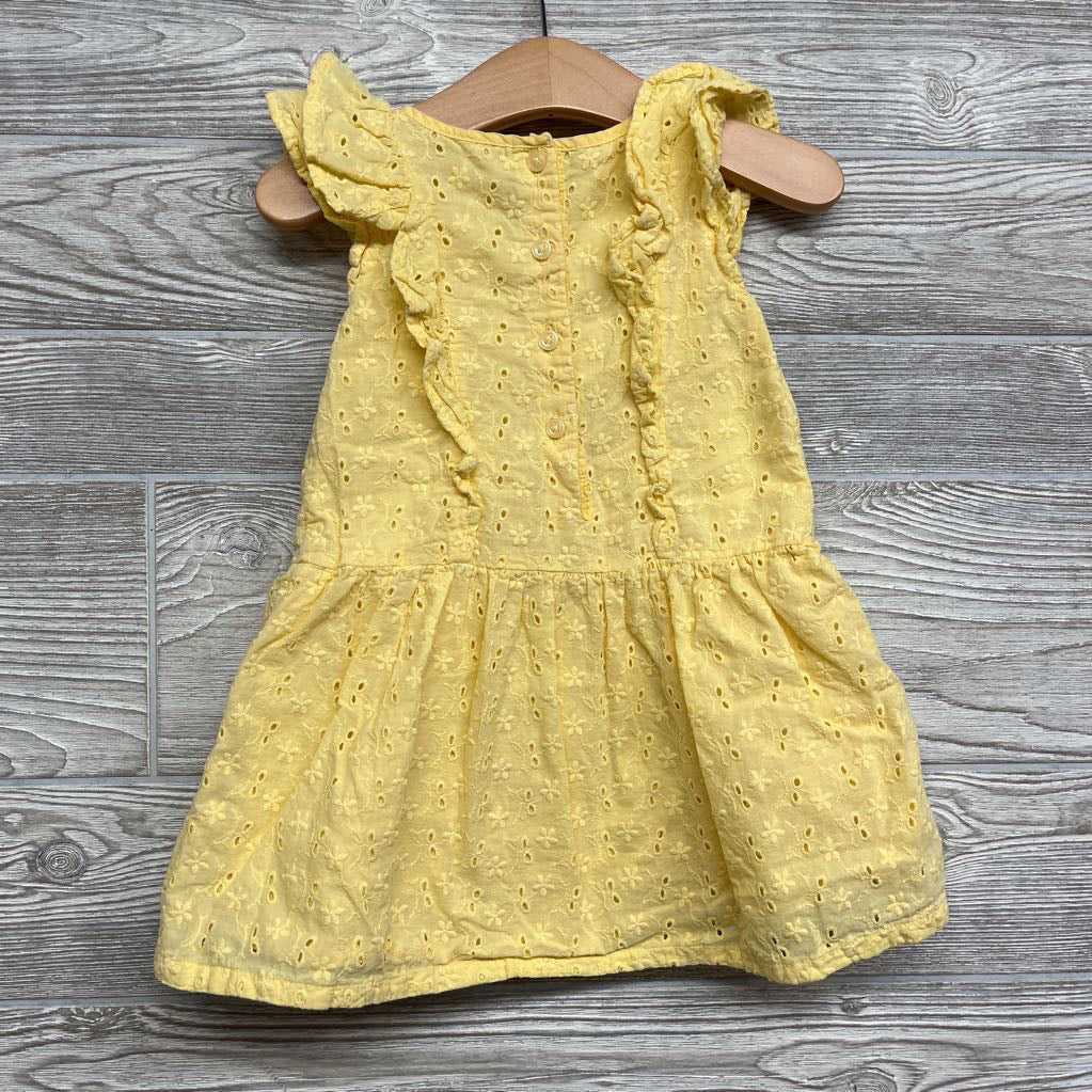 Flutter Sleeve Eyelet Dress 2