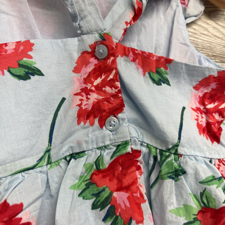 Flutter Strap Tank Dress Flowers 3T
