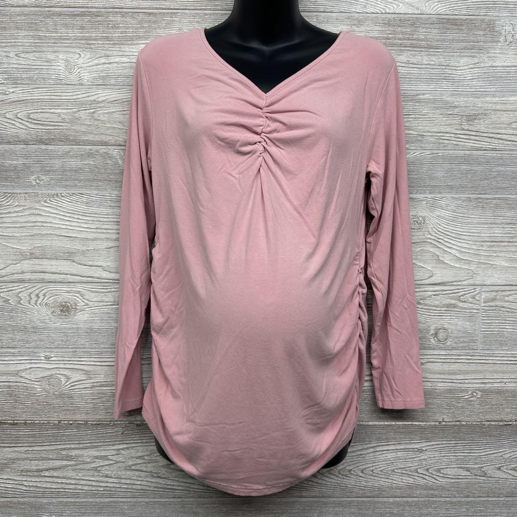 Ruched LS Shirt XL