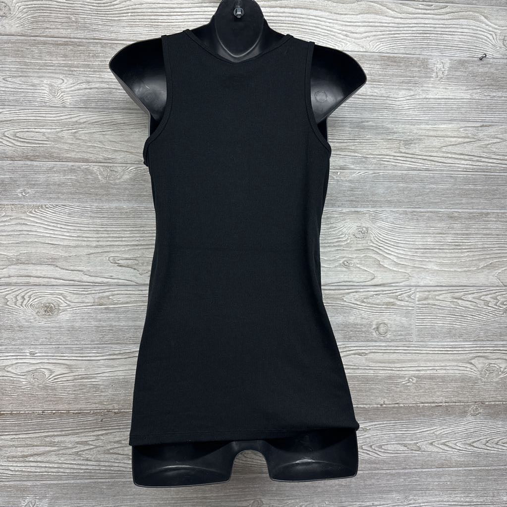 Henley Ribbed Nursing Tank Top Medium