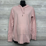 Hooded Shirt Eyelet Leaves Medium