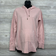 Hooded Shirt Eyelet Leaves Medium