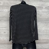 Bamboo LS Nursing Shirt Stripes Small