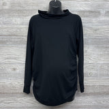 LS Ruched Cowl Neck Shirt Medium