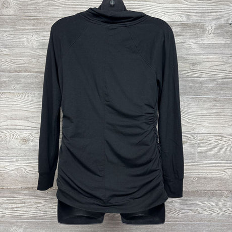 LS Ruched Cowl Neck Shirt Medium