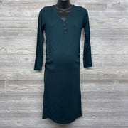 Henley Ruched LS Dress Medium