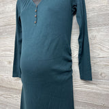 Henley Ruched LS Dress Medium