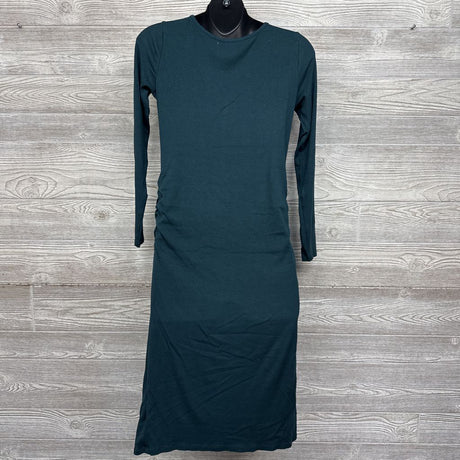 Henley Ruched LS Dress Medium
