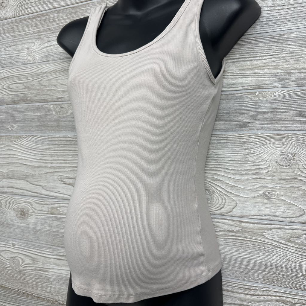 Shoulder Snap Vest Nursing Tank Top Small