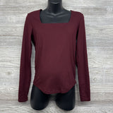 Square Neck LS Shirt Medium