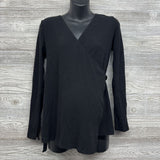 Before & After Nursing Ribbed Wrapover Shirt Small