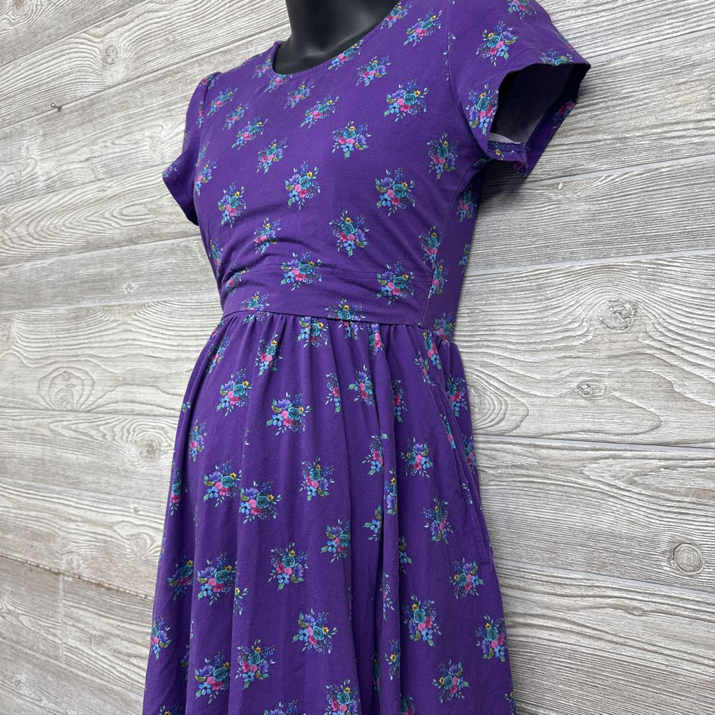 Nursing Dress Flowers XS