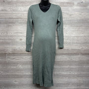 Ribbed Sweater Dress Large