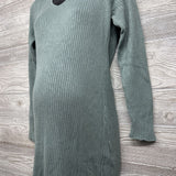 Ribbed Sweater Dress Large