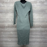 Ribbed Sweater Dress Large