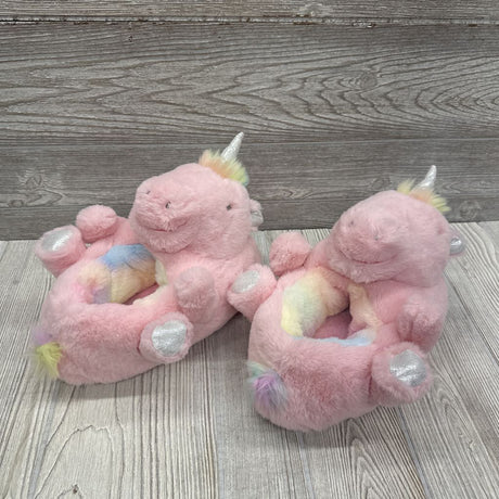 Plush Unicorn Slippers 6y