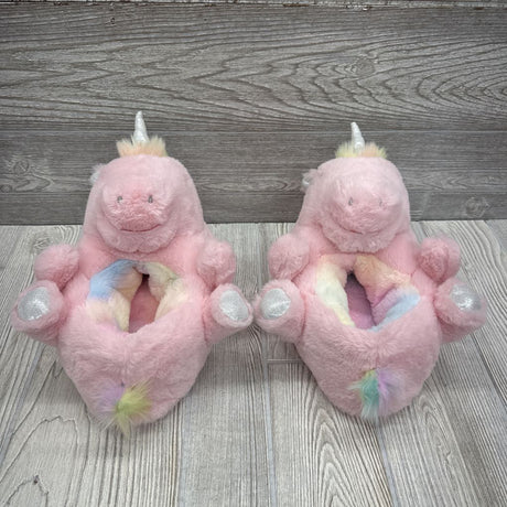 Plush Unicorn Slippers 6y