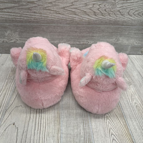 Plush Unicorn Slippers 6y