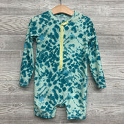 1/4 Zip Swimsuit Tie Dye 5