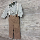 NEW Button Shirt, Tie & Suspender Pants 9M