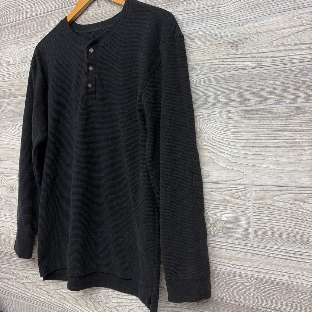 Ribbed Henley LS Shirt 16