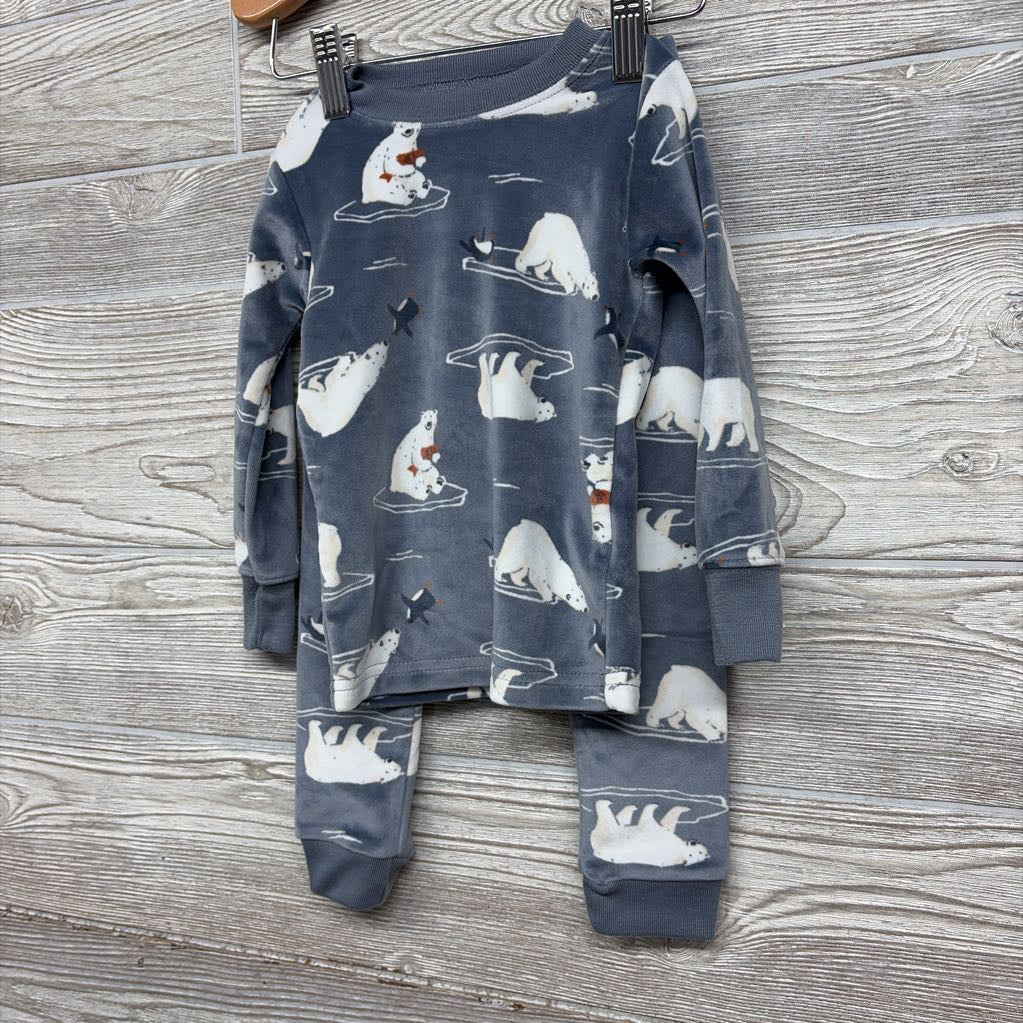 2 Pc Plush Pj Polar Bears 18M