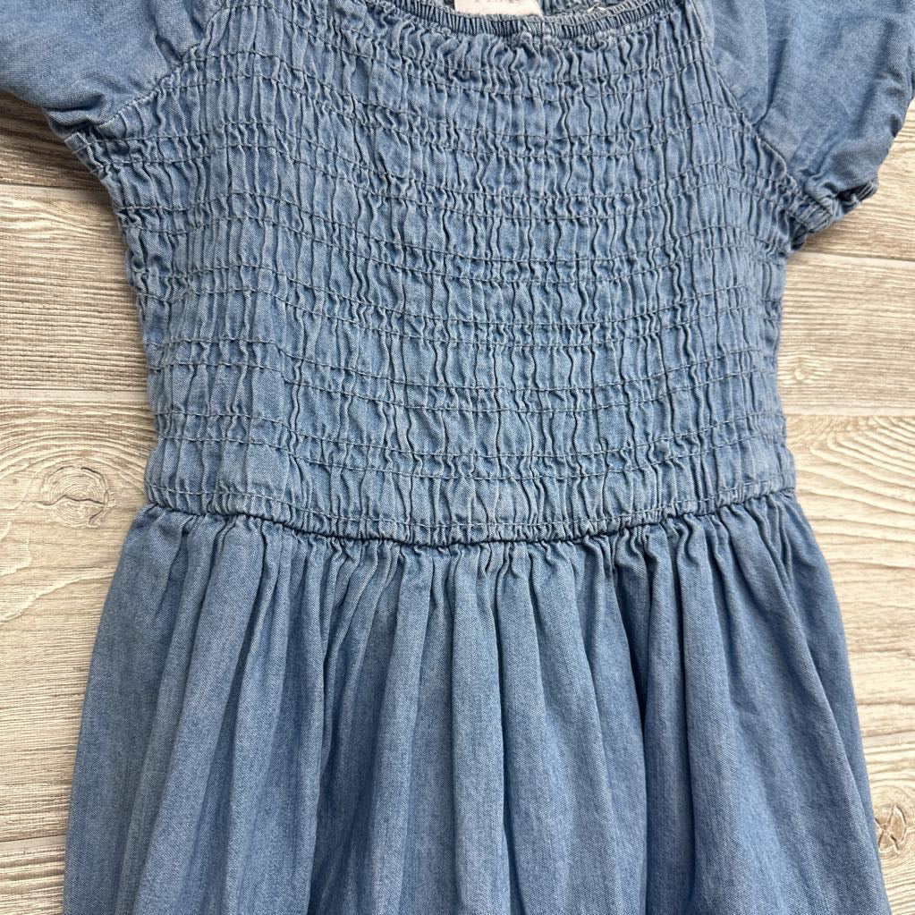 Smocked Chambray Dress 10