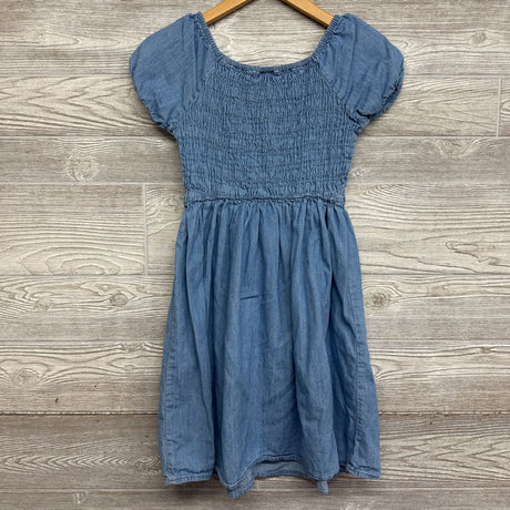 Smocked Chambray Dress 10